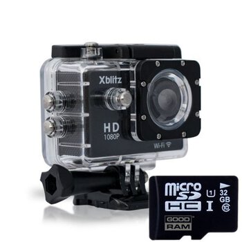Kamera sportowa Xblitz Extreme Full HD Wi-Fi + microSD 32GB Goodram class 10