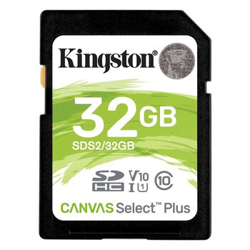 Karta pamięci Kingston Canvas Select SDHC 32GB class 10 UHS-I U1 - 100MB/s