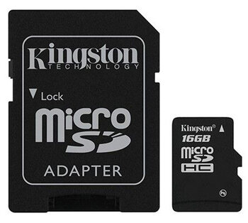 karta pamięci Kingston microSDHC 16GB + adapter SD