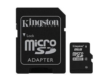 karta pamięci Kingston microSDHC 8GB + adapter SD