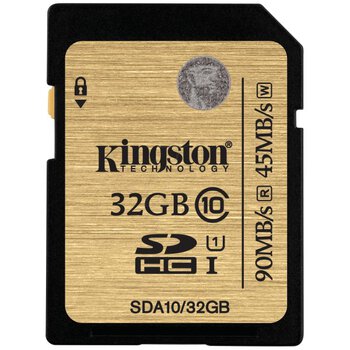 Karta pamięci Kingston SDHC 32GB class 10 UHS-I - 45/90MB/s