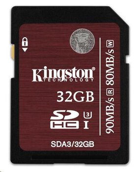 Karta pamięci Kingston SDHC 32GB class 10 UHS-I U3 - 80/90MB/s