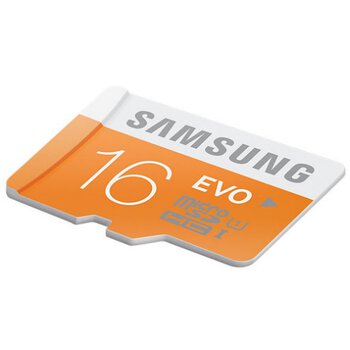 Karta pamięci microSDHC Samsung EVO 16GB UHS-I class 10 - rozpakowana
