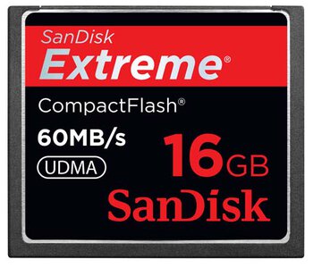 Karta pamięci SanDisk Compact Flash Extreme 16GB (CF) 60MB/s 400x