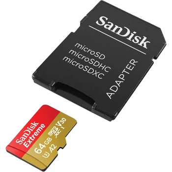Karta pamięci SanDisk microSD (microSDXC) 64GB Extreme 170/80MB/s ActionCam UHS-I U3 V30 A2