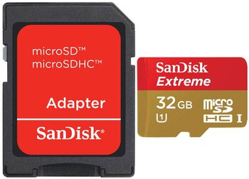 karta pamięci SanDisk microSDHC 32GB Extreme 300x 45MB/s - rozpakowana