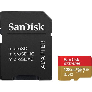 Karta pamięci SanDisk microSD (microSDXC) 128GB Extreme 160MB/s UHS-I U3 V30 A2