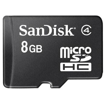 Karta pamięci SanDisk microSDHC 8GB + adapter SD