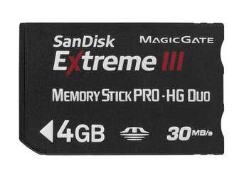 Karta pamięci SanDisk MS PRO DUO HG 4GB Extreme III 30MB/s