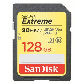 Karta pamięci SanDisk SDXC 128GB Extreme 600x (90MB/s) UHS-I U3 V30