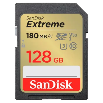 Karta pamięci SD (SDXC) SanDisk 128GB Extreme 180/90MB/s UHS-I U3 V30