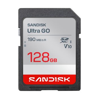 Karta pamięci SD / SDXC SanDisk 128GB Ultra GO 190MB/s Karta pamięci SD / SDXC SanDisk 128GB Ultra GO 190MB/s