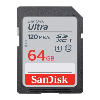 Karta pamięci SD (SDXC) SanDisk 64GB Ultra 120MB/s