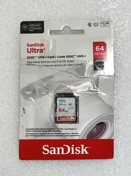 OUTLET Karta pamięci SD (SDXC) SanDisk 64GB Ultra 140MB/s