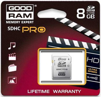 karta pamięci SDHC PRO Goodram 8GB class 10