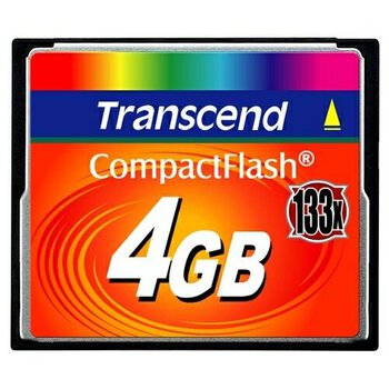 Karta pamięci Transcend CF 4GB 133X - rozpakowana