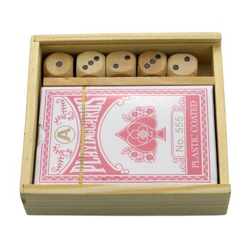 Karty i kości do gry zestaw Energizer