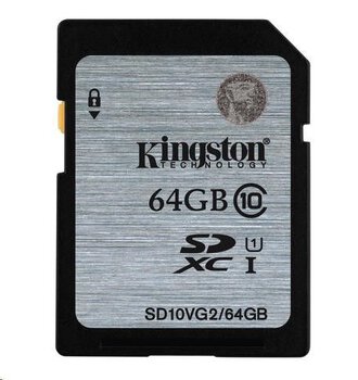 Kingston SDXC 64GB class 10 UHS-I - 45MB/s