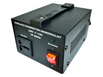 konwerter napięcia 500VA 110V <-> 230V Volt Polska VP-500VA
