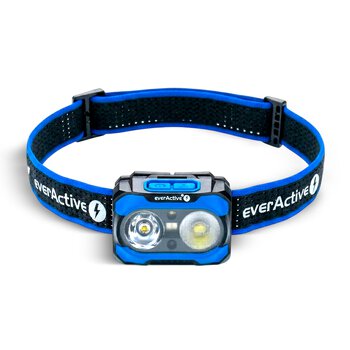 Ładowalna latarka czołowa LED everActive HL-600R Owl Ładowalna latarka czołowa LED everActive HL-600R Owl