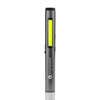Ładowalna latarka warsztatowa inspekcyjna diodowa (LED) everActive PL-350R z UV