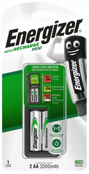 Ładowarka akumulatorków Ni-MH Energizer Mini + 2 x R6/AA 2000 mAh