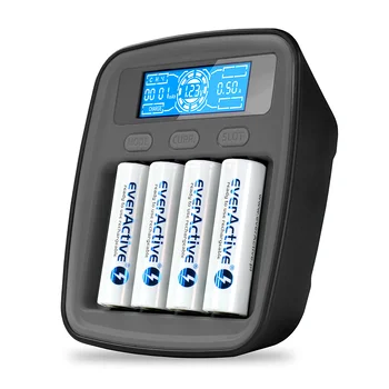 Ładowarka akumulatorków USB-C Ni-MH profesjonalna everActive NC-1000M v2