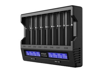 Ładowarka do akumulatorów 3.7V/1.2V XTAR VC8S USB-C SET Ładowarka do akumulatorów 3.7V/1.2V XTAR VC8S USB-C SET