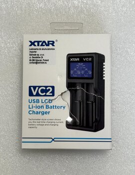 OUTLET Ładowarka do akumulatorów cylindrycznych Li-ion 18650 Xtar VC2 OUTLET Ładowarka do akumulatorów cylindrycznych Li-ion 18650 Xtar VC2