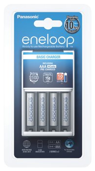 Ładowarka akumulatorków Ni-MH Panasonic Eneloop BQ-CC51 + 4 x R03/AAA Eneloop 800mAh BK-4MCCE