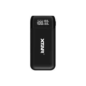 Ładowarka / power bank do akumulatorów cylindrycznych Li-ion 18650 / 20700 / 21700 Xtar PB2S czarny