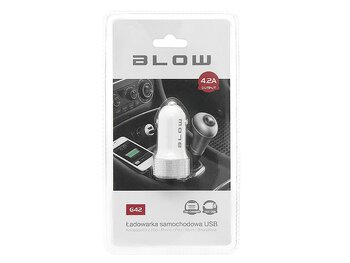 ładowarka samochodowa Blow 4,2A z dwoma gniazdami USB (2x 2,1A)