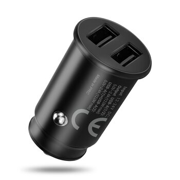Ładowarka samochodowa everActive CC-25 dwa gniazda USB 12W