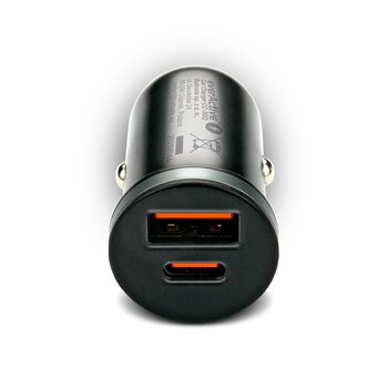 Ładowarka samochodowa everActive CC-30Q z gniazdem USB QC3.0 oraz USB-C PD 35W