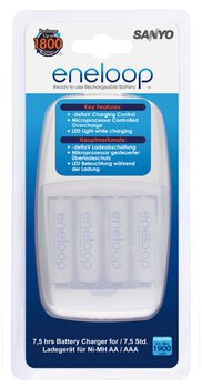 ładowarka Sanyo Eneloop MQN09-E-4-3UTGB + 4 x R6/AA Eneloop 2000 mAh UTGB