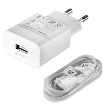 Ładowarka sieciowa Huawei Quick Charge AP32 HW-059200EHQ 1xUSB + kabel micro USB 100cm