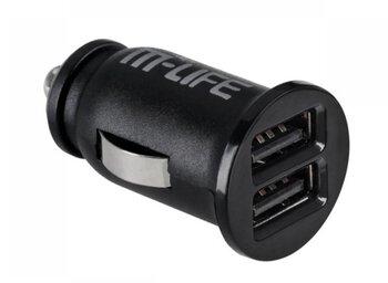 ładowarka USB samochodowa 3,1A M-Life ML0557 z dwoma gniazdami USB