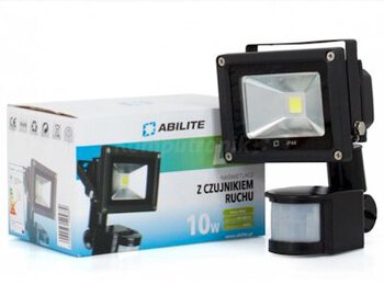 Lampa LED zewnętrzna ABILITE 10W z sensorem