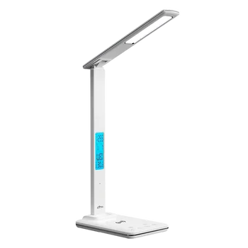 Lampka biurkowa LED 4W Media-Tech MT222, bezprzewodowa ładowarka indukcyjna QI 15W