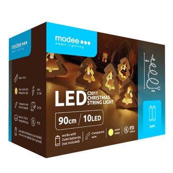 Lampki choinki BAT modee 1,2m 10LED ML-C3011