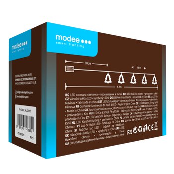 Lampki choinki BAT modee 1,2m 10LED ML-C3011