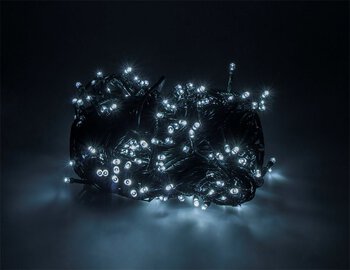 Lampki choinkowe LED 200szt 16m białe zimne