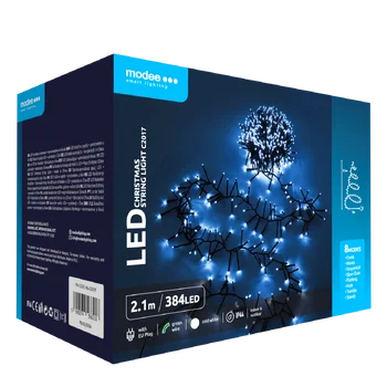 Lampki choinkowe modee 2,1m COLD 384LED ML-C2017
