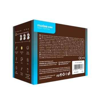 Lampki duszki BAT modee 1,65m WARM 10LED ML-H002