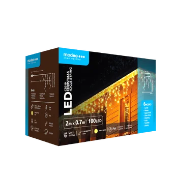 Lampki zewn. modee 2m70cm WARM 100LED ML-C2019