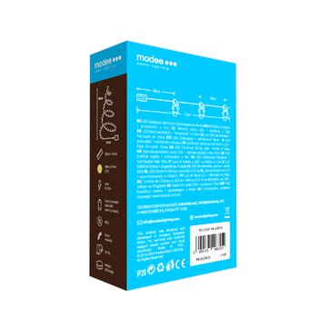 Lampki dzwonki BAT Modee 1,2m 10LED barwa ciepła ML-C3014