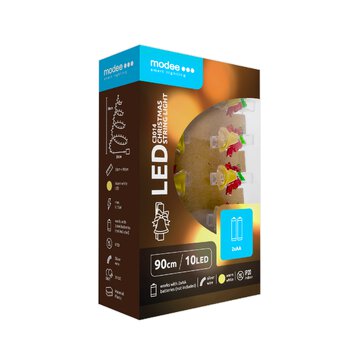 Lampki dzwonki BAT Modee 1,2m 10LED barwa ciepła ML-C3014