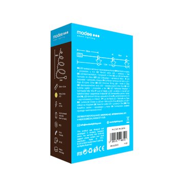 Lampki Gwiazdki Modee 1,2m 10LED barwa ciepła ML-C3016