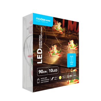 Lampki mikołaje BAT Modee 1,2m 10LED barwa ciepła ML-C3020