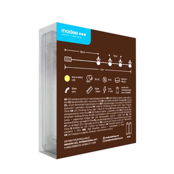 Lampki bałwanki BAT Modee 1,2m 10LED barwa ciepła ML-C3017